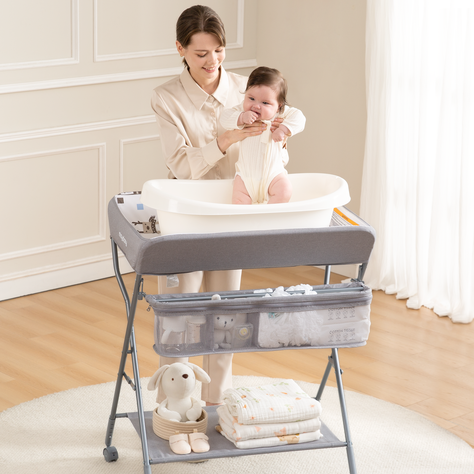 Maydolly 208 Foldable & Waterproof Baby Changing Table