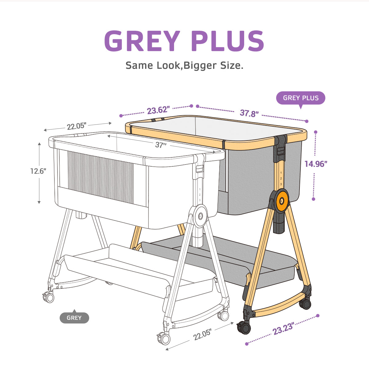 Bassinet dimensions online