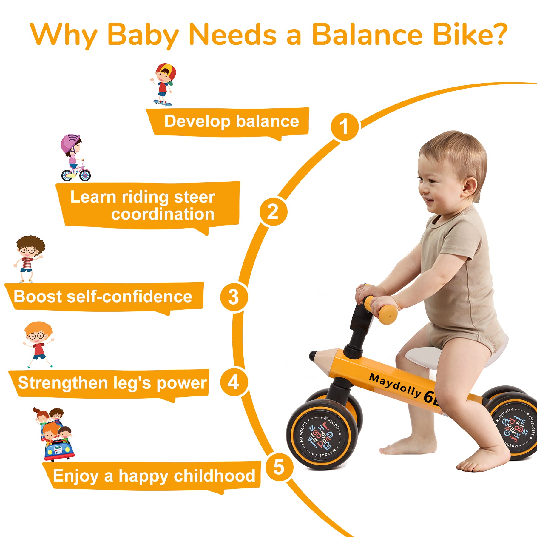 Balance bike 2024 happy baby